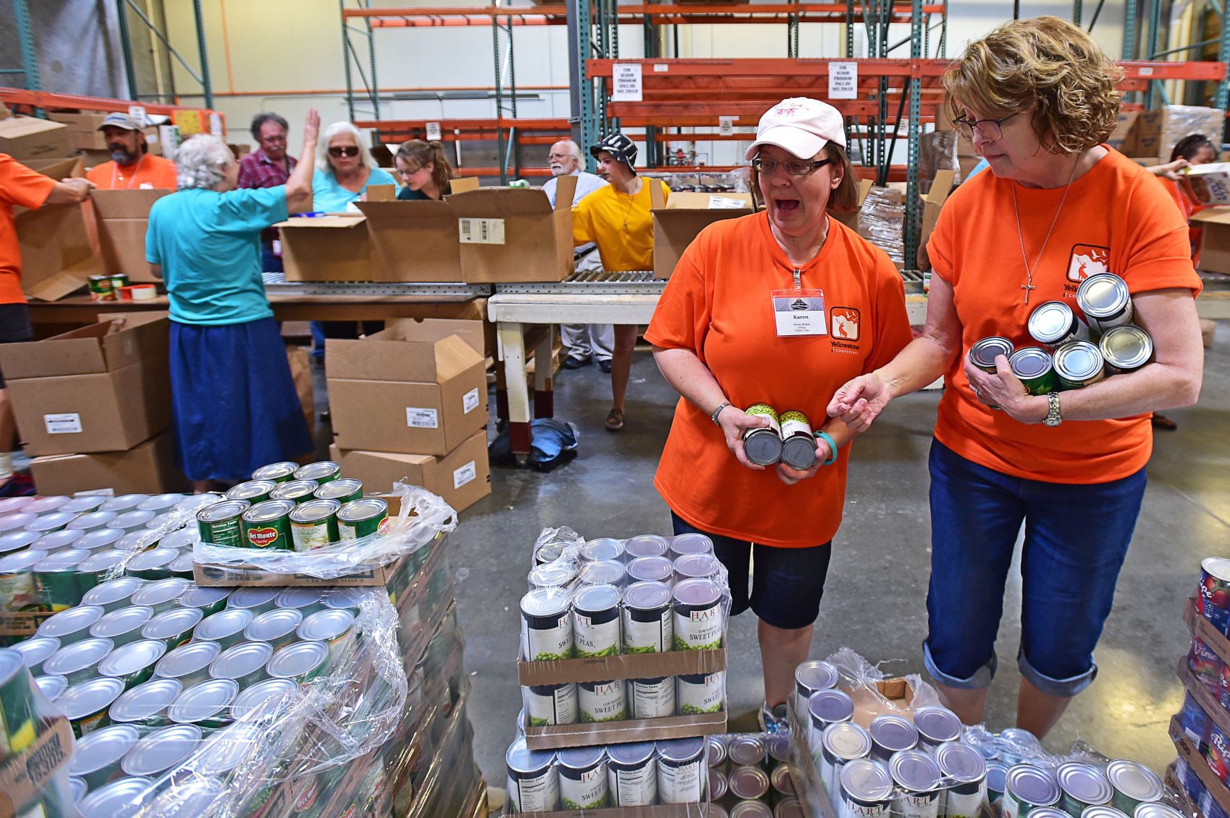 United Methodist Church volunteers